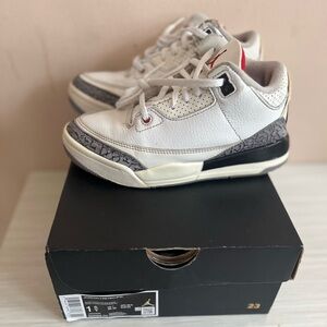 Jordan 3 reimagined size 1.5 y worn